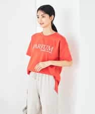 K2KHA55034 a.v.v(アー・ヴェ・ヴェ) 【コットン100%】大人のロゴTシャツ オレンジ
