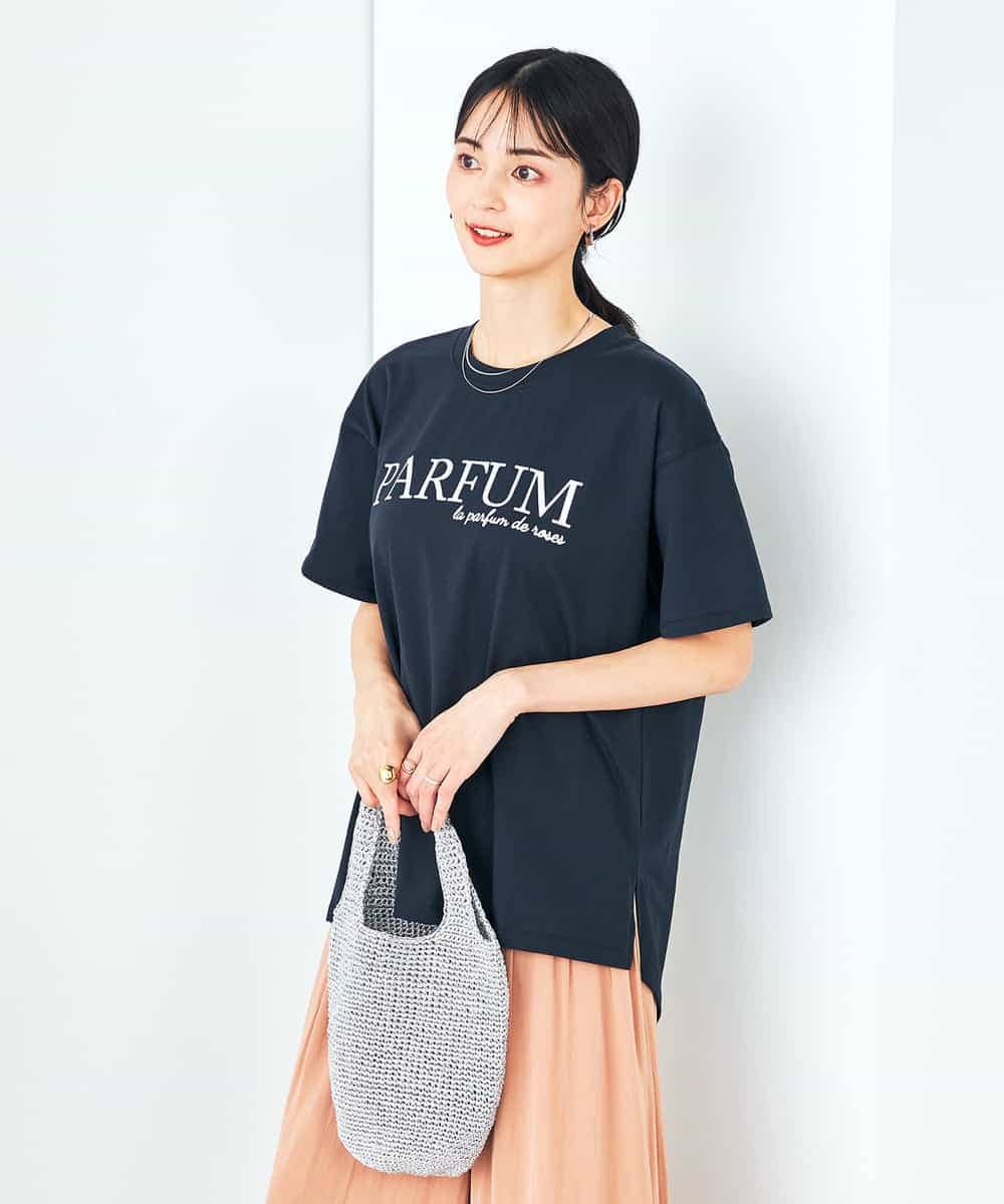 K2KHA55034 a.v.v(アー・ヴェ・ヴェ) 【コットン100%】大人のロゴTシャツ オレンジ