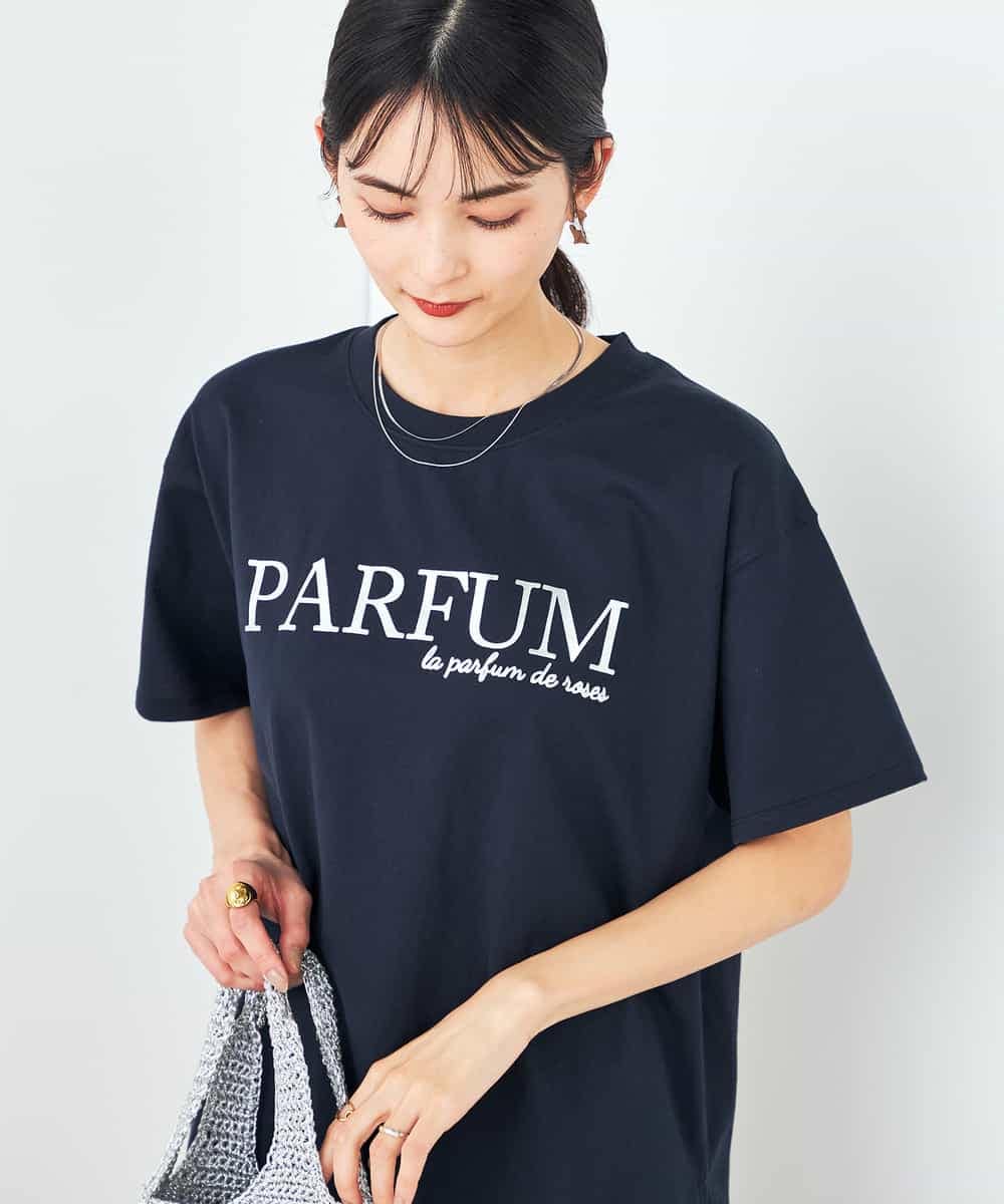 K2KHA55034 a.v.v(アー・ヴェ・ヴェ) 【コットン100%】大人のロゴTシャツ オレンジ