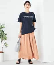 K2KHA55034 a.v.v(アー・ヴェ・ヴェ) 【コットン100%】大人のロゴTシャツ オレンジ