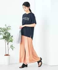 K2KHA55034 a.v.v(アー・ヴェ・ヴェ) 【コットン100%】大人のロゴTシャツ オレンジ