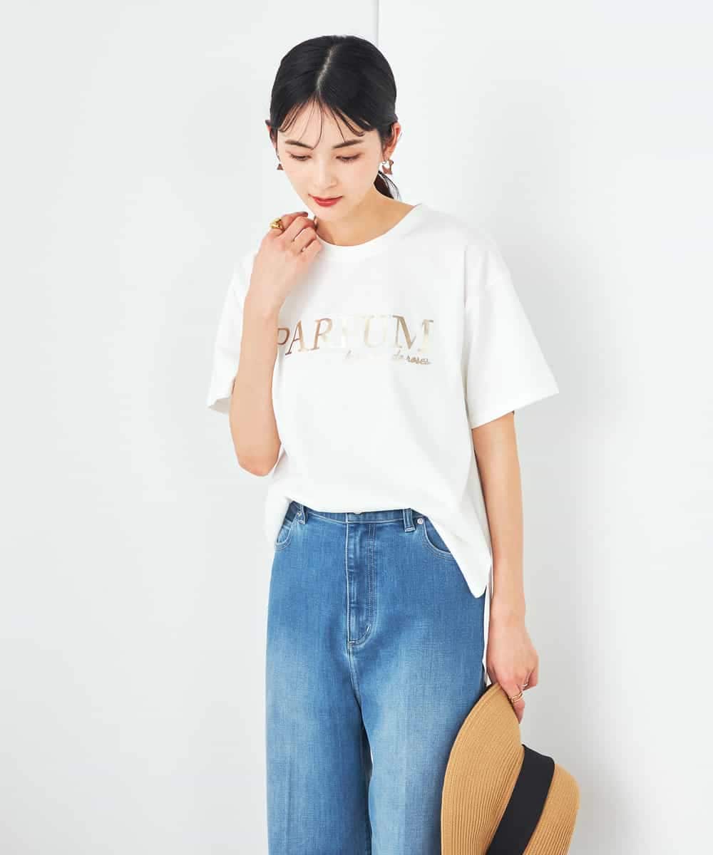 K2KHA55034 a.v.v(アー・ヴェ・ヴェ) 【コットン100%】大人のロゴTシャツ オレンジ