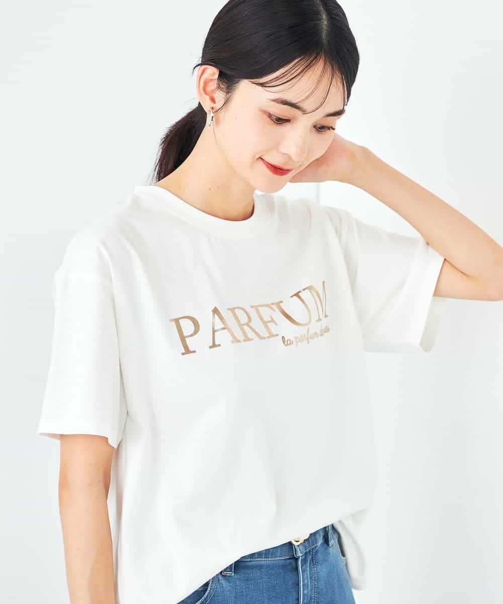 K2KHA55034 a.v.v(アー・ヴェ・ヴェ) 【コットン100%】大人のロゴTシャツ オレンジ