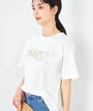 K2KHA55034 a.v.v(アー・ヴェ・ヴェ) 【コットン100%】大人のロゴTシャツ オレンジ