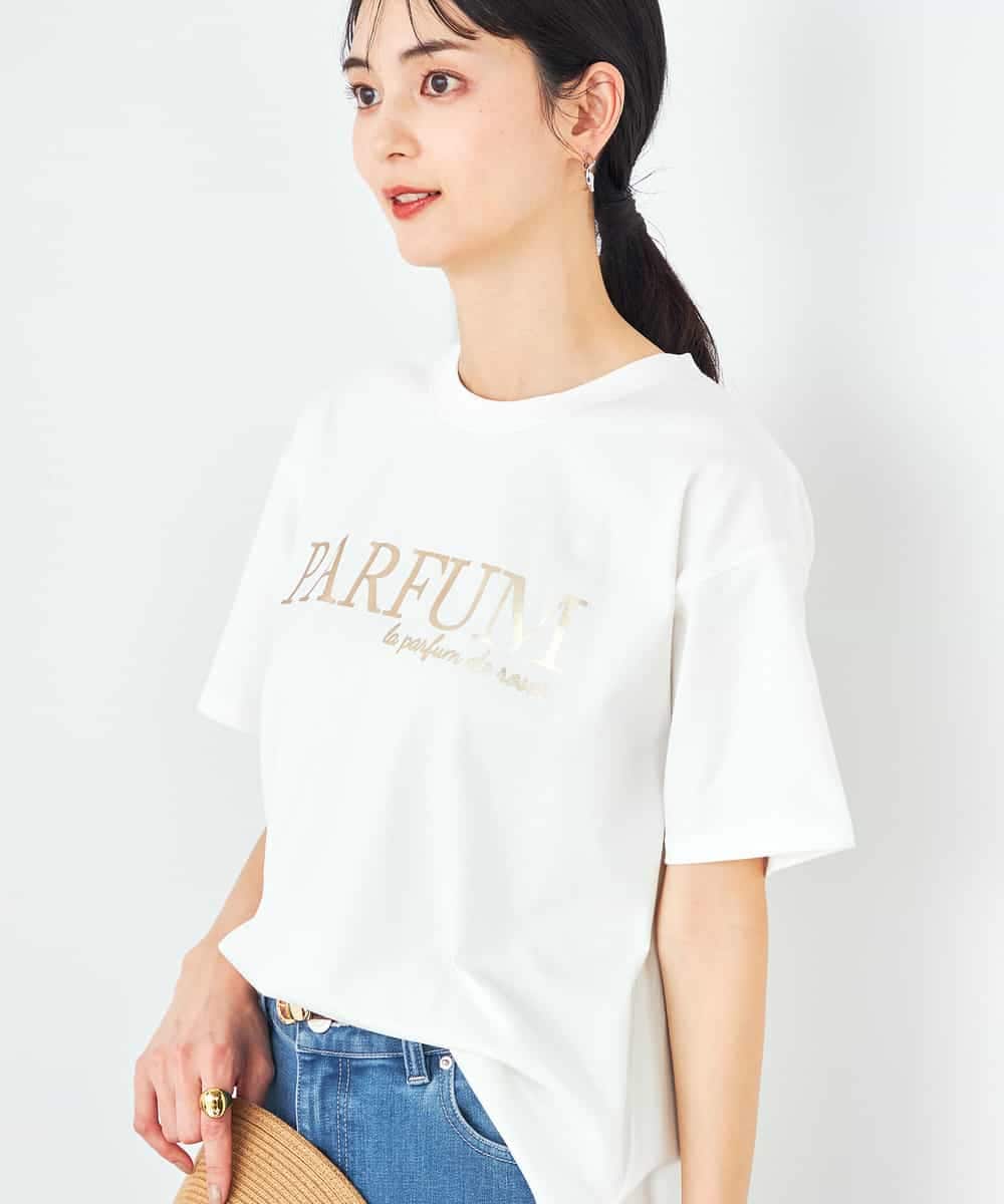 K2KHA55034 a.v.v(アー・ヴェ・ヴェ) 【コットン100%】大人のロゴTシャツ オレンジ