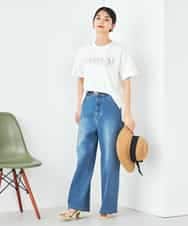 K2KHA55034 a.v.v(アー・ヴェ・ヴェ) 【コットン100%】大人のロゴTシャツ オレンジ