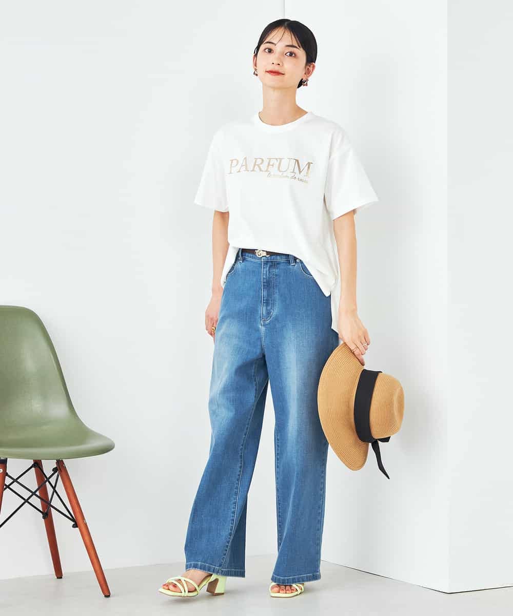 K2KHA55034 a.v.v(アー・ヴェ・ヴェ) 【コットン100%】大人のロゴTシャツ オレンジ