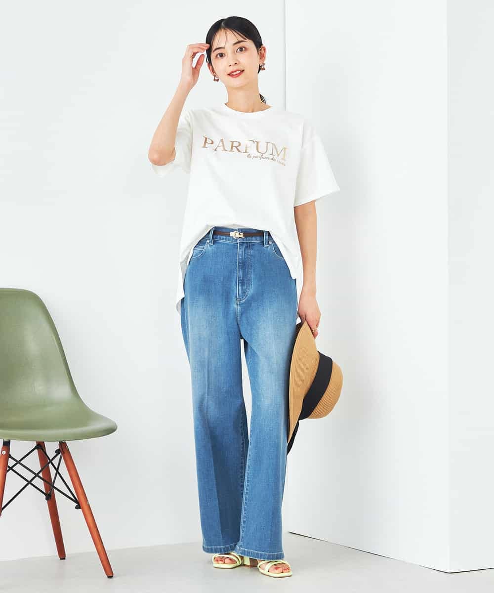 K2KHA55034 a.v.v(アー・ヴェ・ヴェ) 【コットン100%】大人のロゴTシャツ オレンジ