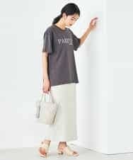 K2KHA55034 a.v.v(アー・ヴェ・ヴェ) 【コットン100%】大人のロゴTシャツ オレンジ