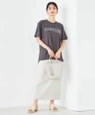 K2KHA55034 a.v.v(アー・ヴェ・ヴェ) 【コットン100%】大人のロゴTシャツ オレンジ