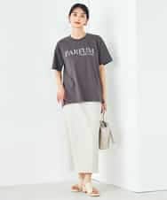 K2KHA55034 a.v.v(アー・ヴェ・ヴェ) 【コットン100%】大人のロゴTシャツ オレンジ