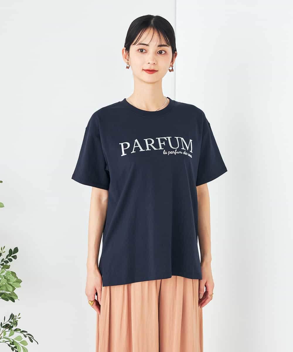 K2KHA55034 a.v.v(アー・ヴェ・ヴェ) 【コットン100%】大人のロゴTシャツ オレンジ