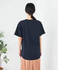 K2KHA55034 a.v.v(アー・ヴェ・ヴェ) 【コットン100%】大人のロゴTシャツ オレンジ