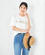 K2KHA55034 a.v.v(アー・ヴェ・ヴェ) 【コットン100%】大人のロゴTシャツ ホワイト