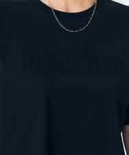 K2KHA56034 a.v.v(アー・ヴェ・ヴェ) エンボスロゴクロップドTシャツ グレージュ