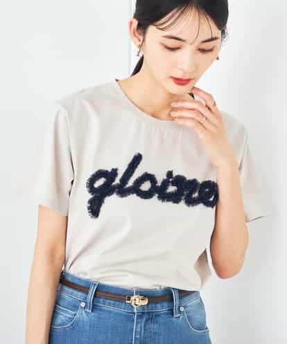 K2KHA59039 a.v.v 【コットン100%】チュールロゴ刺繍Tシャツ