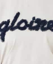K2KHA59039 a.v.v(アー・ヴェ・ヴェ) 【コットン100%】チュールロゴ刺繍Tシャツ ホワイト
