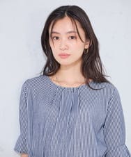 K2KHD40039 a.v.v(アー・ヴェ・ヴェ) タックパフスリーブトップス ライトイエロー