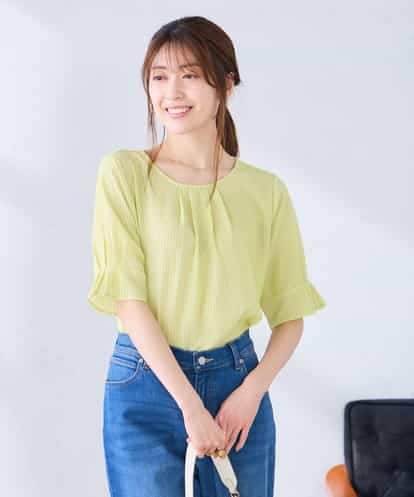 K2KHD40039 a.v.v タックパフスリーブトップス