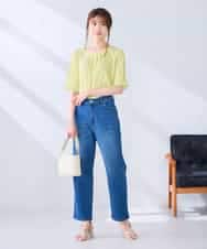 K2KHD40039 a.v.v(アー・ヴェ・ヴェ) タックパフスリーブトップス ライトイエロー