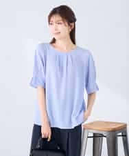 K2KHD40039 a.v.v(アー・ヴェ・ヴェ) タックパフスリーブトップス ライトイエロー