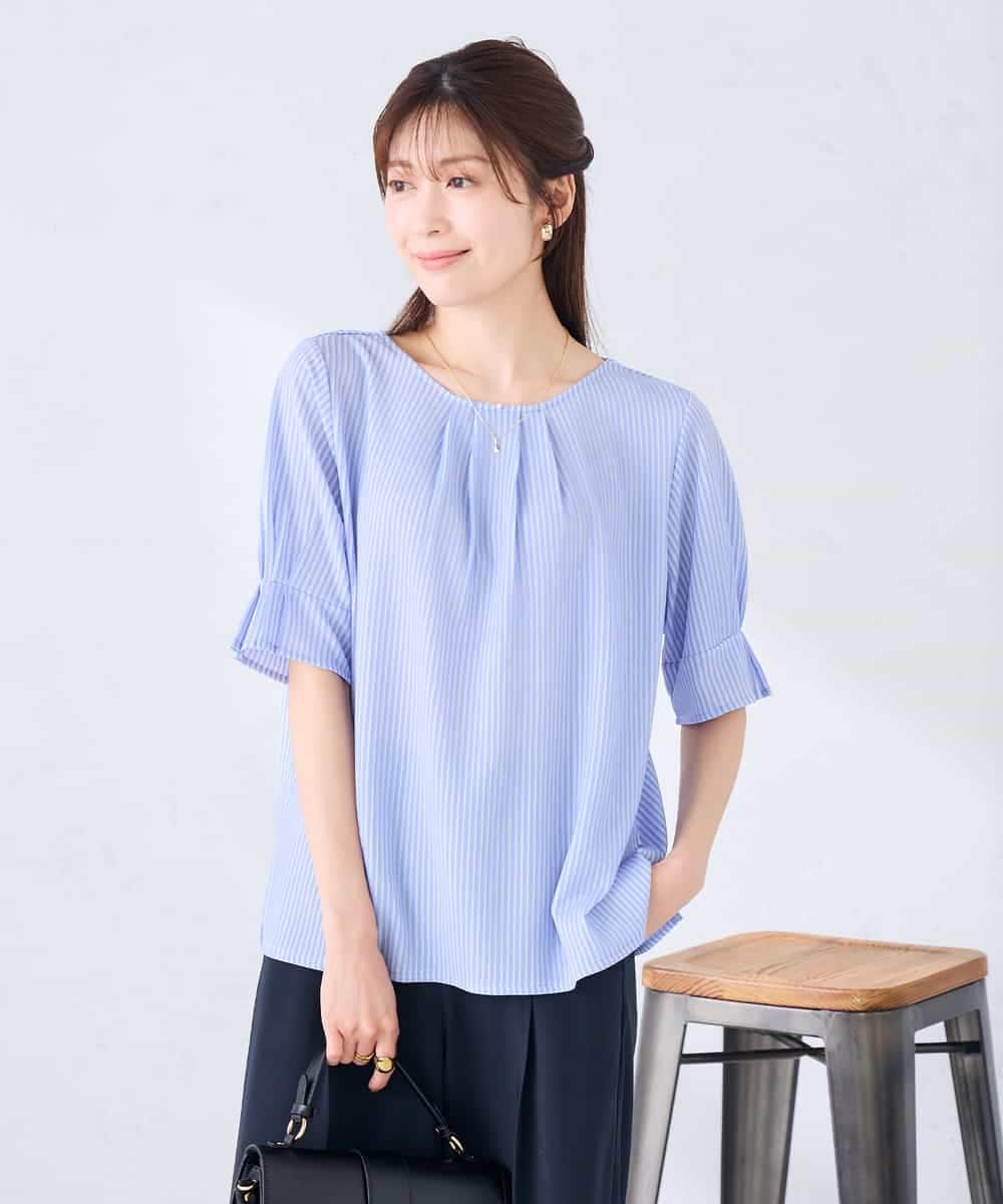 K2KHD40039 a.v.v(アー・ヴェ・ヴェ) タックパフスリーブトップス ライトイエロー