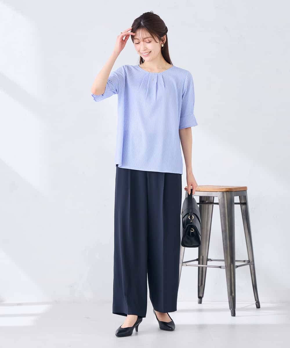 K2KHD40039 a.v.v(アー・ヴェ・ヴェ) タックパフスリーブトップス ライトイエロー