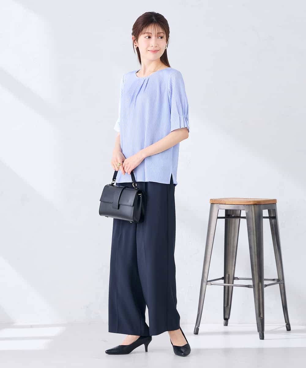 K2KHD40039 a.v.v(アー・ヴェ・ヴェ) タックパフスリーブトップス ライトイエロー