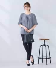 K2KHD40039 a.v.v(アー・ヴェ・ヴェ) タックパフスリーブトップス ライトイエロー