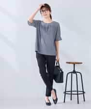 K2KHD40039 a.v.v(アー・ヴェ・ヴェ) タックパフスリーブトップス ライトイエロー