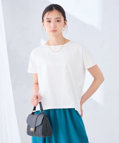 K2KHD45035 a.v.v 【接触冷感/UVカット】バックタックエンボスロゴＴシャツ