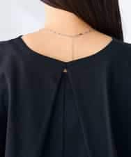 K2KHD45035 a.v.v(アー・ヴェ・ヴェ) 【接触冷感/UVカット】バックタックエンボスロゴＴシャツ ベージュ