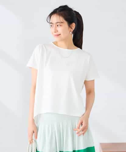 K2KHD45035 a.v.v 【接触冷感/UVカット】バックタックエンボスロゴＴシャツ