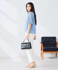 K2KHD47054 a.v.v(アー・ヴェ・ヴェ) レースドルマンカットソー ブルー