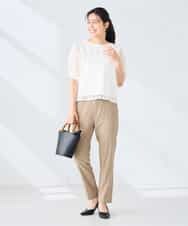 K2KHD47054 a.v.v(アー・ヴェ・ヴェ) レースドルマンカットソー ブルー