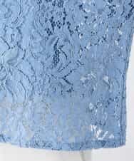 K2KHD47054 a.v.v(アー・ヴェ・ヴェ) レースドルマンカットソー ブルー