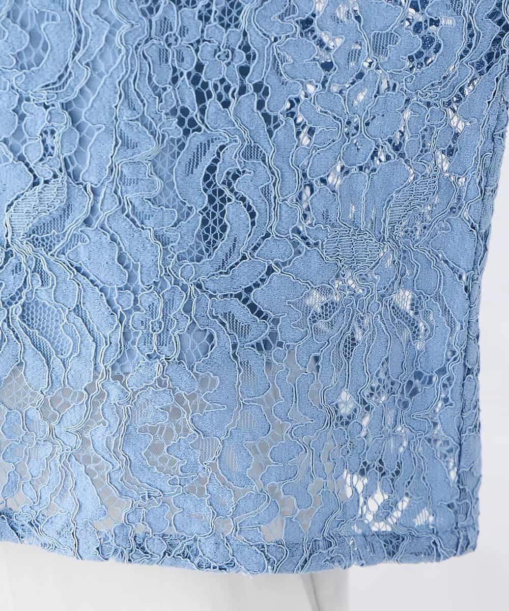 K2KHD47054 a.v.v(アー・ヴェ・ヴェ) レースドルマンカットソー ブルー