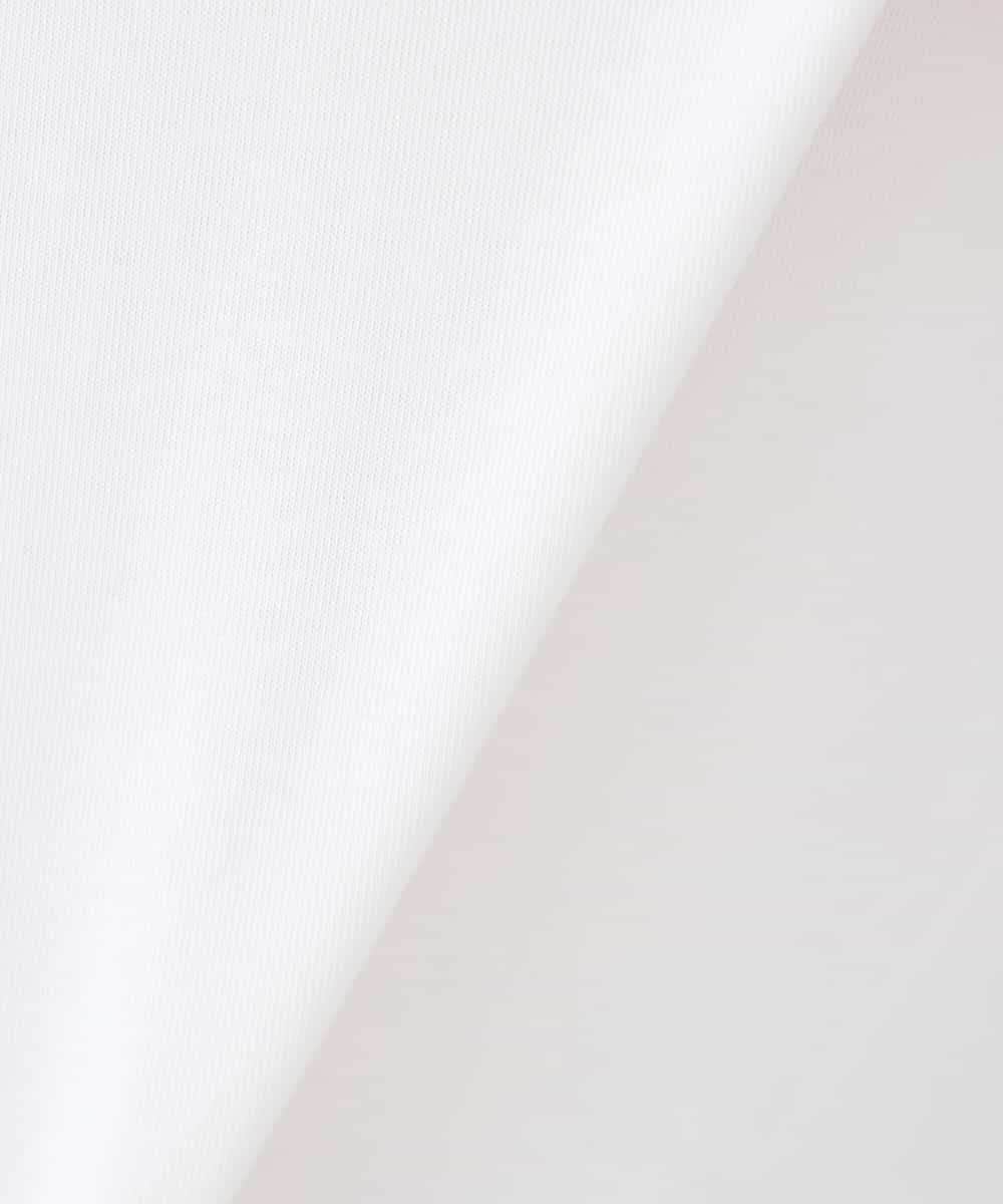 K2KHD51034 a.v.v(アー・ヴェ・ヴェ) 【接触冷感/UVカット】タックスリーブVネックカットソー アイボリー