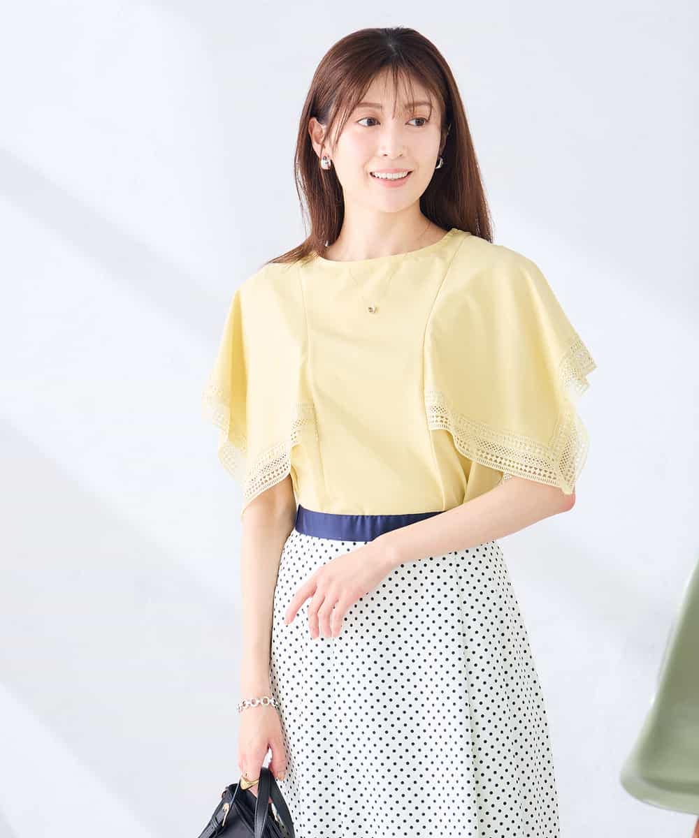 K2KHD52044 a.v.v(アー・ヴェ・ヴェ) 【接触冷感/UVカット】ハンカチスリーブトップス ブラック