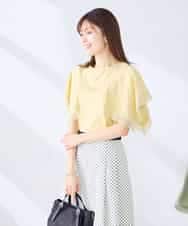 K2KHD52044 a.v.v(アー・ヴェ・ヴェ) 【接触冷感/UVカット】ハンカチスリーブトップス ブラック