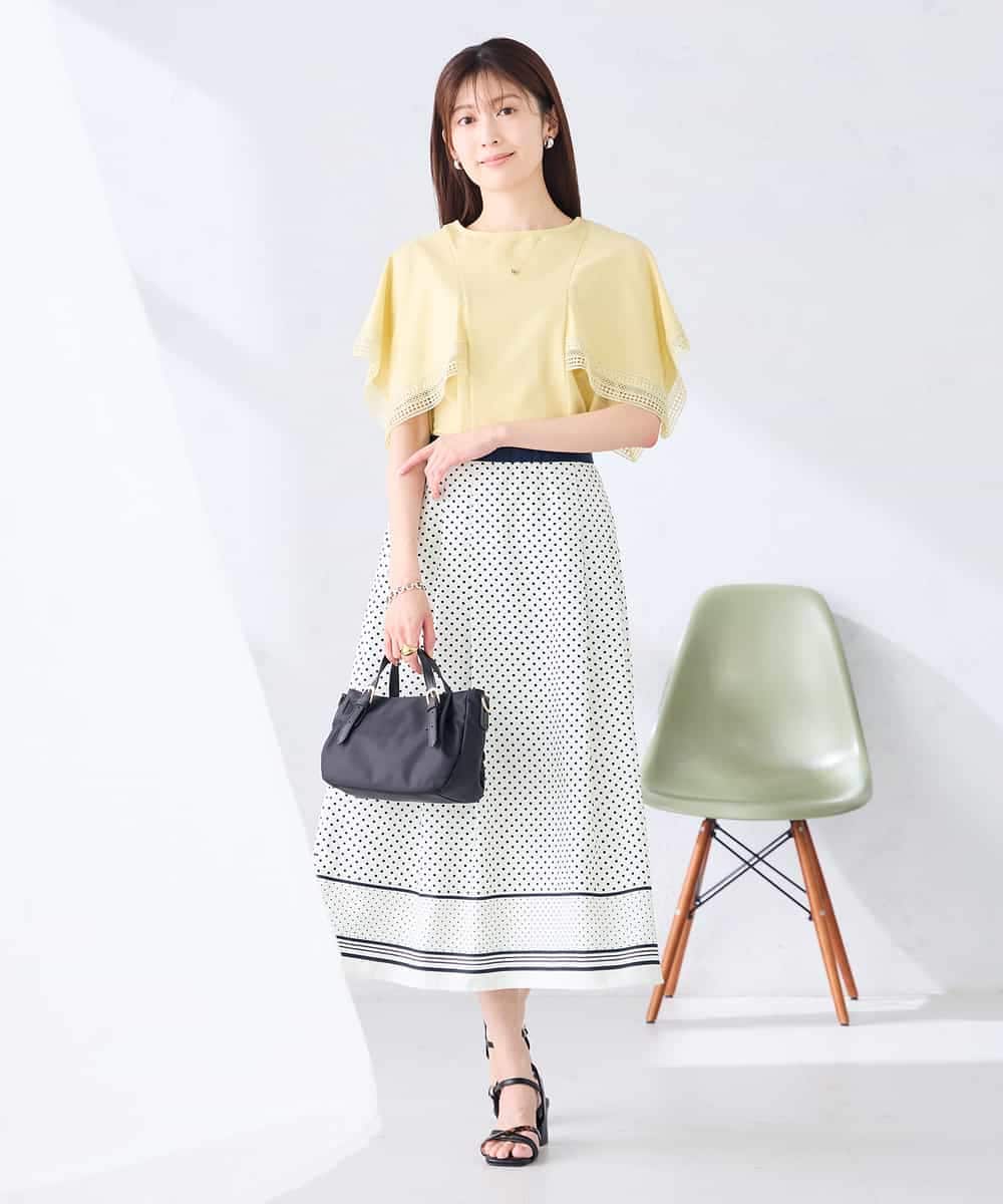 K2KHD52044 a.v.v(アー・ヴェ・ヴェ) 【接触冷感/UVカット】ハンカチスリーブトップス ブラック