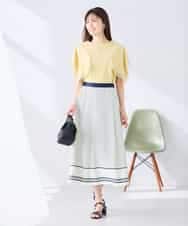 K2KHD52044 a.v.v(アー・ヴェ・ヴェ) 【接触冷感/UVカット】ハンカチスリーブトップス ブラック