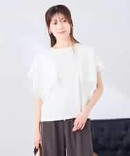 K2KHD52044 a.v.v(アー・ヴェ・ヴェ) 【接触冷感/UVカット】ハンカチスリーブトップス ブラック