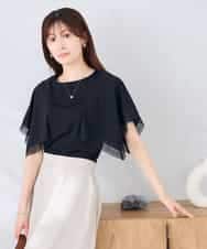 K2KHD52044 a.v.v(アー・ヴェ・ヴェ) 【接触冷感/UVカット】ハンカチスリーブトップス ブラック
