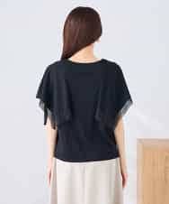 K2KHD52044 a.v.v(アー・ヴェ・ヴェ) 【接触冷感/UVカット】ハンカチスリーブトップス ブラック