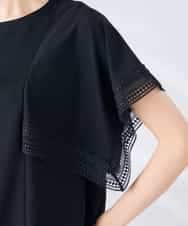 K2KHD52044 a.v.v(アー・ヴェ・ヴェ) 【接触冷感/UVカット】ハンカチスリーブトップス ブラック