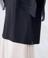 K2KHD52044 a.v.v(アー・ヴェ・ヴェ) 【接触冷感/UVカット】ハンカチスリーブトップス ブラック