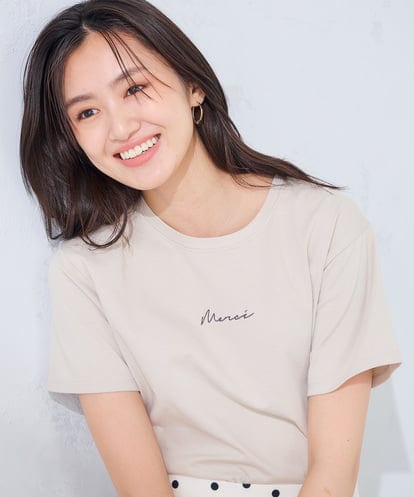 K2KHD54029 a.v.v 【接触冷感/UVカット/コットン100%】コンパクトロゴTシャツ
