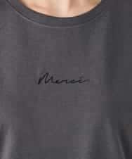 K2KHD54029 a.v.v(アー・ヴェ・ヴェ) 【接触冷感/UVカット/コットン100%】コンパクトロゴTシャツ グレージュ