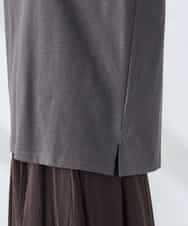 K2KHD54029 a.v.v(アー・ヴェ・ヴェ) 【接触冷感/UVカット/コットン100%】コンパクトロゴTシャツ グレージュ